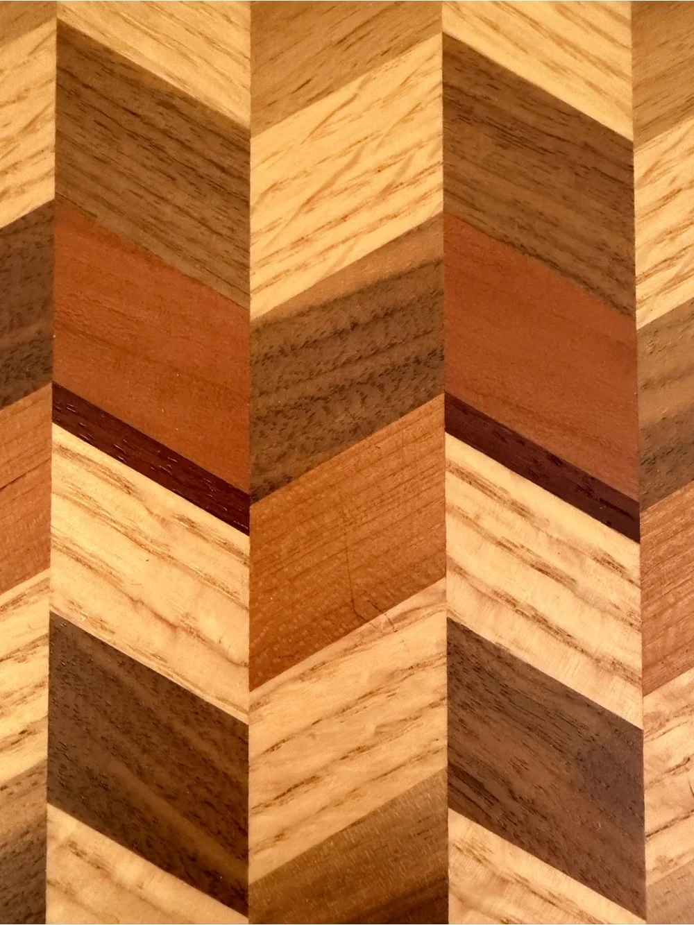 Handcrafted Chevron Wood Napkin Holder - Multiwood